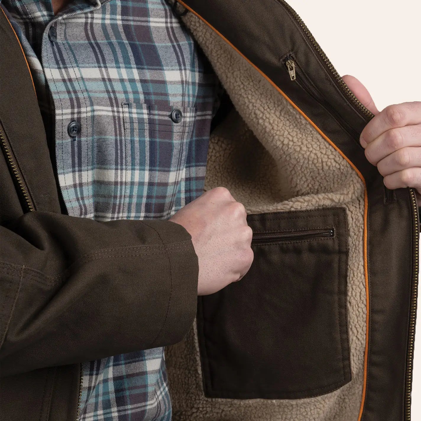 Mingus DWR Duck Hooded Bomber Work Jacket