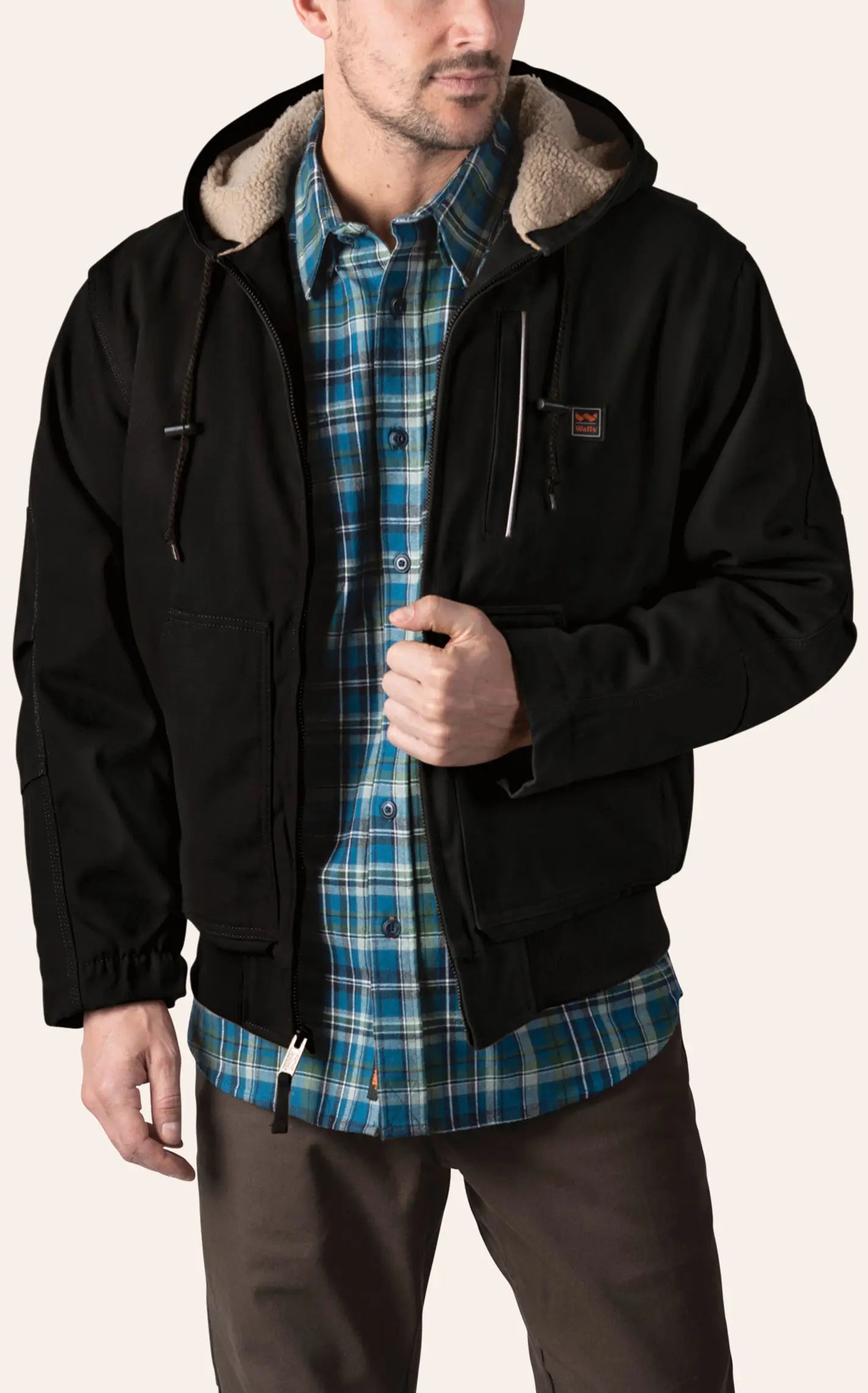 Mingus DWR Duck Hooded Bomber Work Jacket – Walls