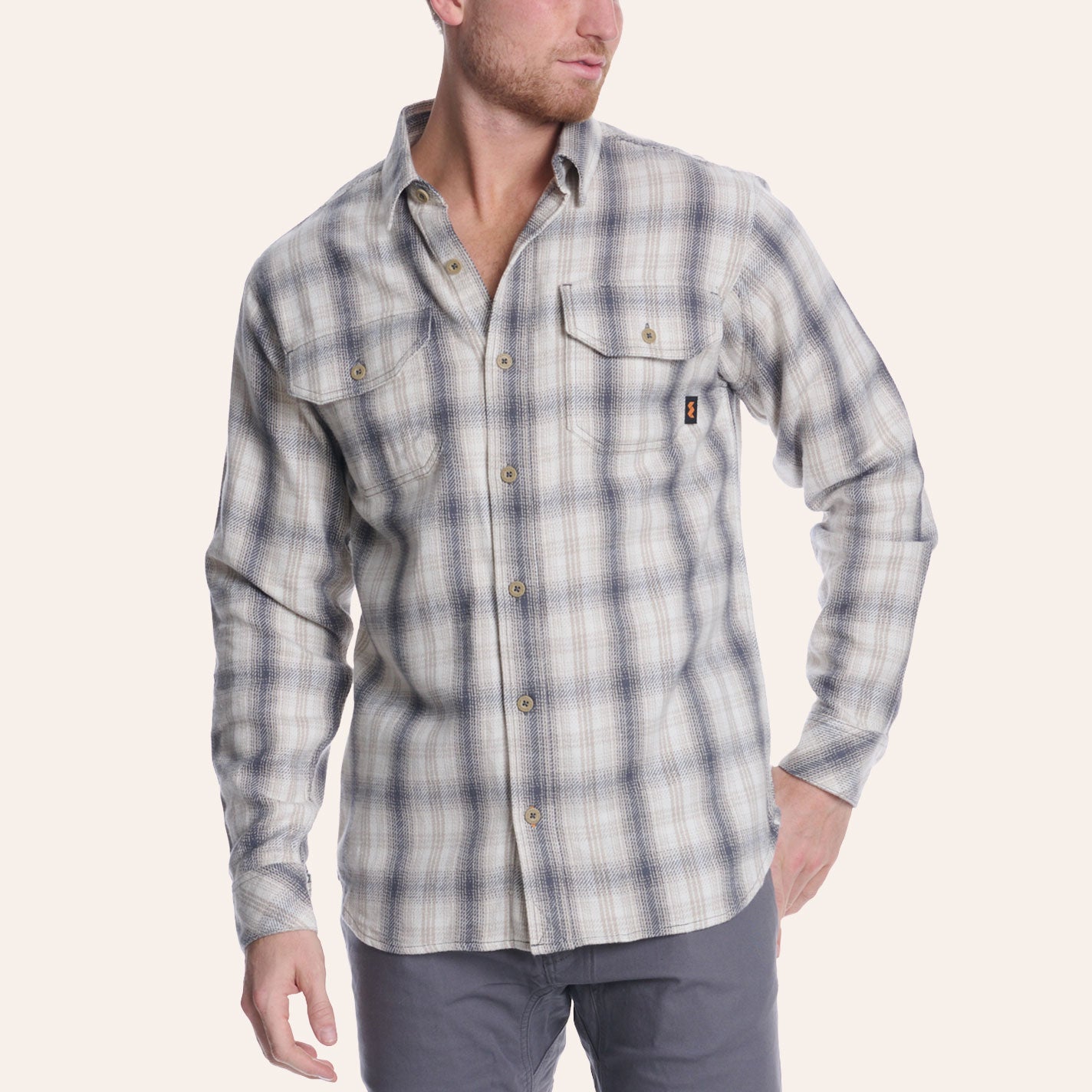 High Ridge Twill Long Sleeve Button Down Shirt