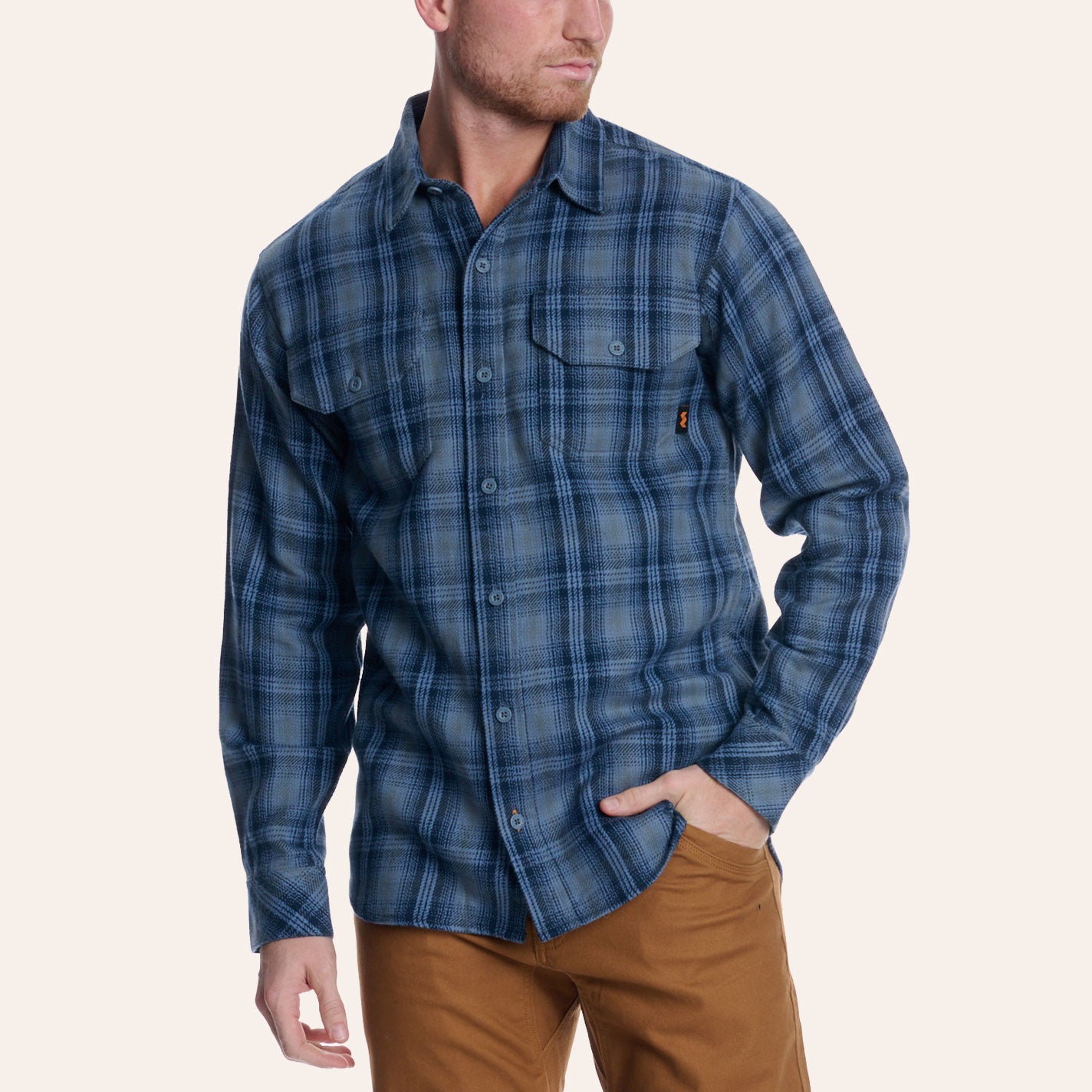High Ridge Twill Long Sleeve Button Down Shirt