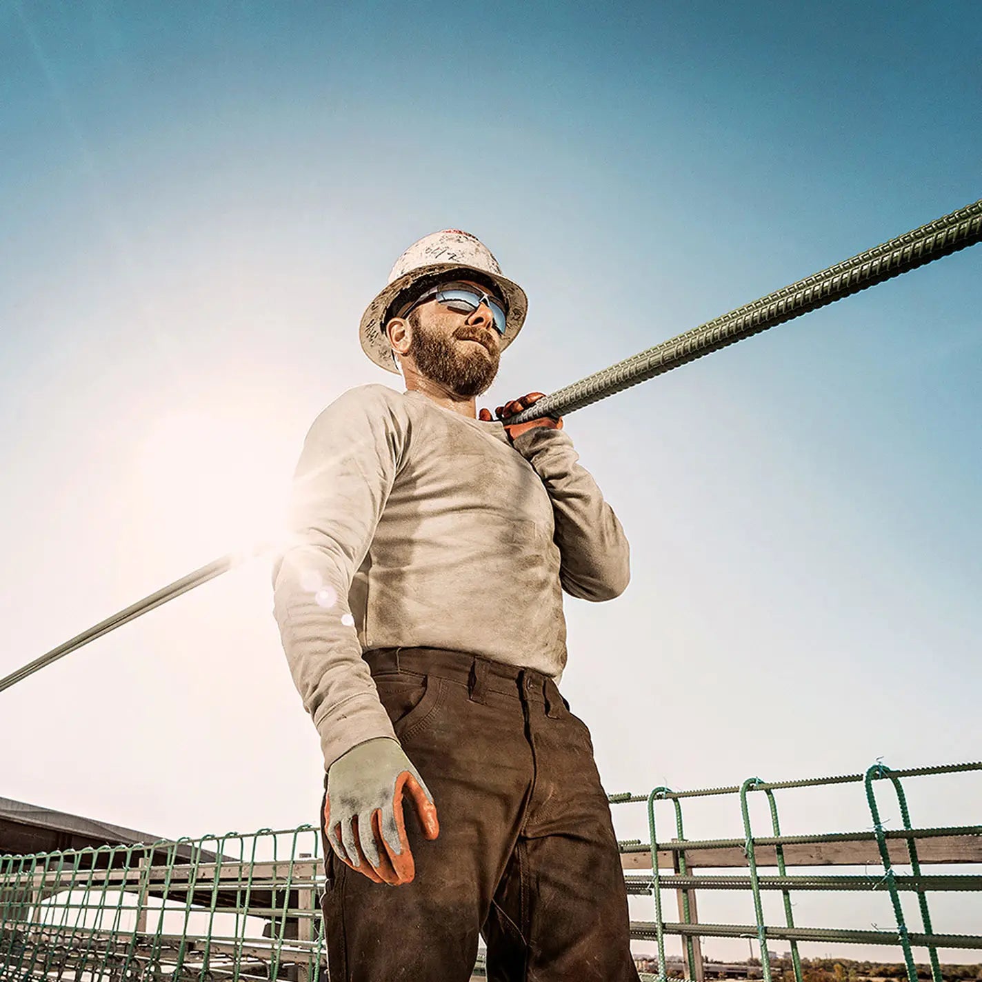 Cross Cut UPF 50 Plus Long Sleeve Work T-Shirt