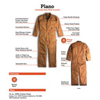 Plano Insulated Duck Work Coverall